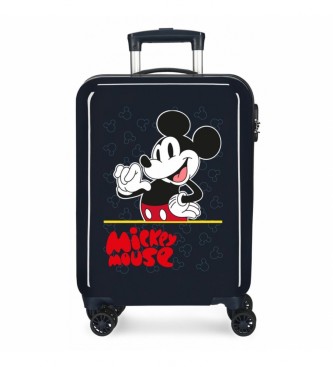Disney Maleta de cabina Mickey Mouse Fashion marino  -38x55x20cm-