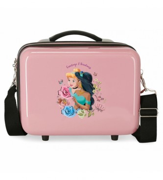 Disney Courage & Kindness Princess Toiletry Bag pink -29x21x15cm