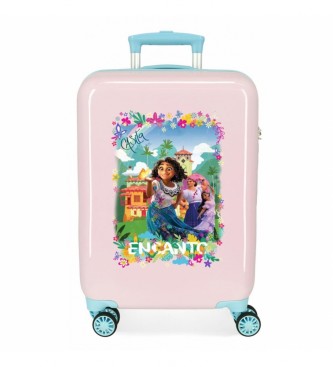 Disney Kuffert i kabinestrrelse Encanto Casita Los Madrigal pink -38x55x20cm 