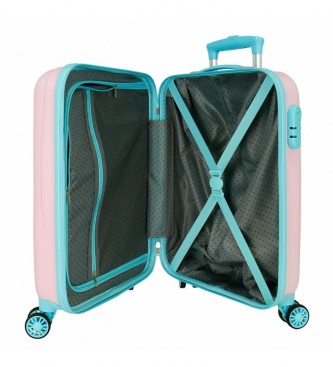Disney Incantevole valigia da cabina Casita Los Madrigal rosa -38x55x20cm-