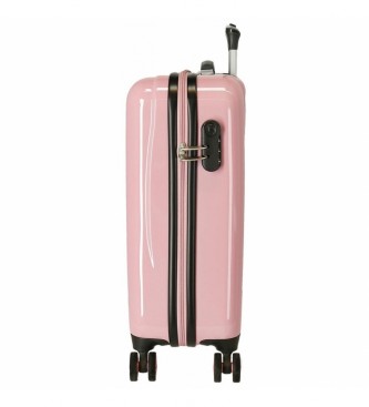 Pepe Jeans Set di valigie Holi rosa -68x48x26cm-