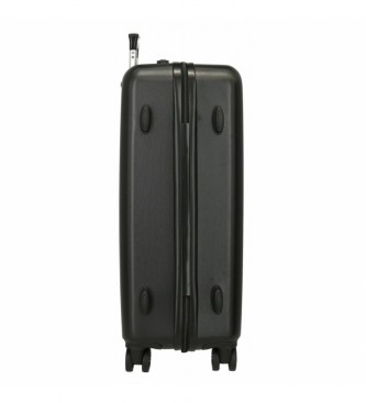 Pepe Jeans Zestaw bagażowy Luca czarny -46x65x23cm