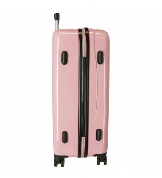 Enso Enso Love Vibes Pink kuffertst -48x68x26cm
