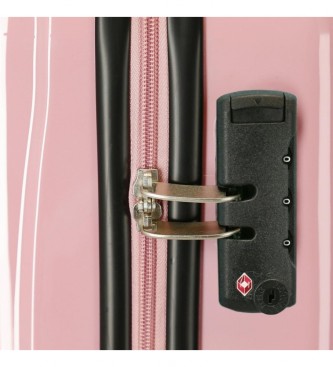 Enso Enso Love Vibes Pink kuffertst -48x68x26cm