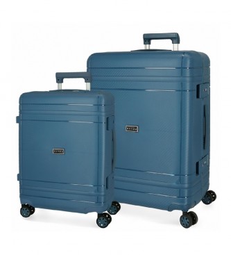 Movom Set di valigie rigide Movom Dimension Marine da 55-66 cm
