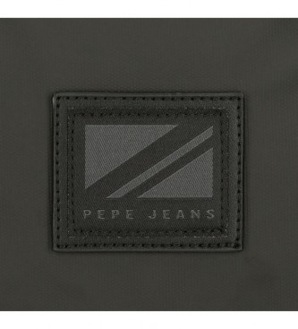 Pepe Jeans Zaino porta pc 15.6 Hoxton tre scomparti nero