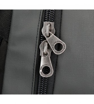 Pepe Jeans Truxton grijs koffertje -19x5x3,5cm