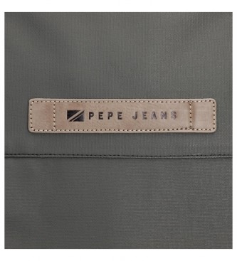 Pepe Jeans Truxton grijze draagtas -24.5x15x6cm