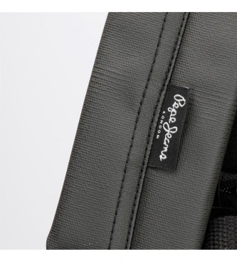 Pepe Jeans Truxton medium shoulder bag gray -17x22x6cm