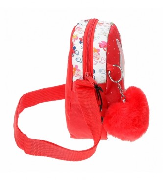Joumma Bags Saco de ombro Minnie Diva vermelho -20,5x16,5x6cm