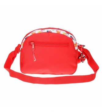 Joumma Bags Saco de ombro Minnie Diva vermelho -20,5x16,5x6cm