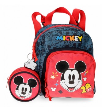 Joumma Bags Plecak przedszkolny Mickey Get Moving czerwony, niebieski -19x23x8cm