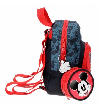 Joumma Bags Mickey Get Moving Kindergarten Backpack vermelho, azul -19x23x8cm