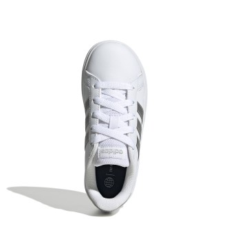 adidas Chaussures Grand Court Lifestyle Tennis Lace-Up blanc