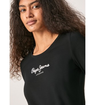 Pepe Jeans Becky T-Shirt Donna – Girocollo, Maniche Corte, 100% Cotone, Con Logo Stampato