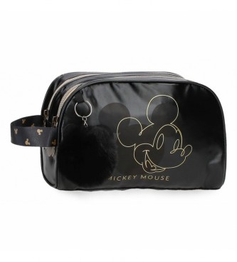 Joumma Bags Anpassningsbar Mickey-toalettvska med dubbla fack svart