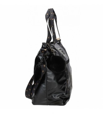 Joumma Bags Mickey Outline tas met computerhouder zwart