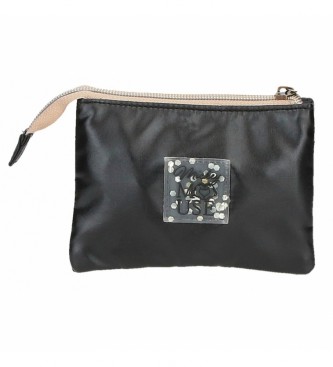 Joumma Bags Mickey Outline three compartment purse black
