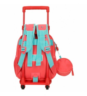Joumma Bags Minnie Lovin Life nursery backpack with pink trolley