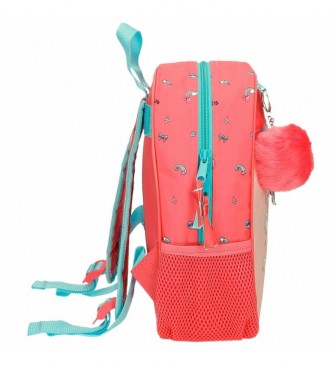 Joumma Bags Plecak przedszkolny Minnie Lovin Life 28 cm z możliwością dostosowania, różowy
