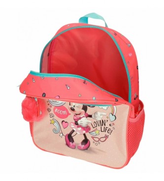 Joumma Bags Minnie Lovin Life 33cm backpack with trolley pink