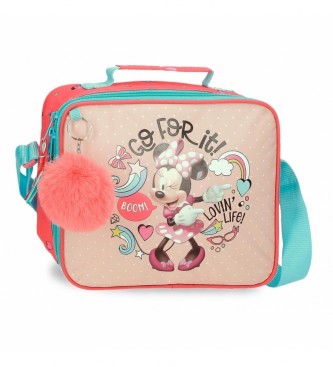 Joumma Bags Minnie Lovin Life Toilet Bag with pink shoulder strap