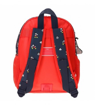 Joumma Bags Mickey Mouse Fashion 33cm aanpasbare rugzak rood