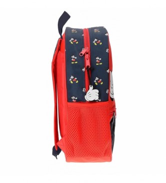 Joumma Bags Mickey Mouse Fashion 33cm Mochila adaptvel vermelha