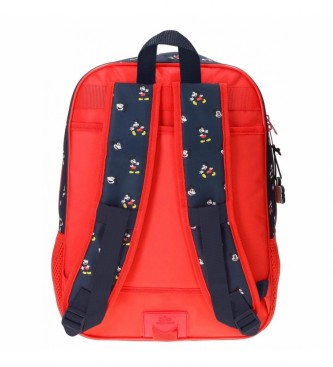 Joumma Bags Mickey Mouse Fashion School Rugzak 38cm rood