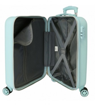 Enso Enso Keep The Oceans Clean - Ensemble de valises rigides 55-65cm - Turquoise