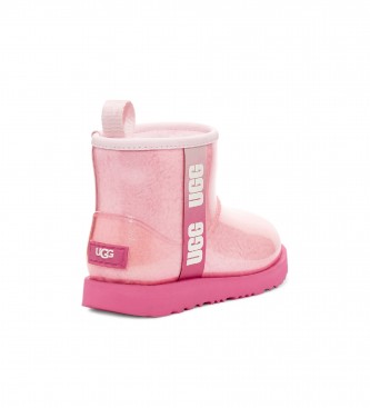 Pink hotsell clear booties