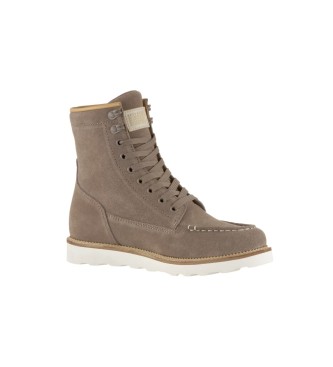 Levi's Darrow Mocc taupe leather ankle boots