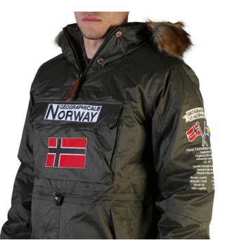 Geographical Norway Giacca uomo barman verde