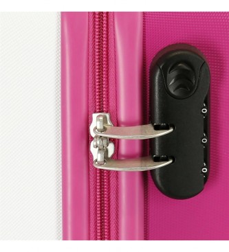 Disney Mickey & Minnie Suitcase White, Pink -38x55x20cm