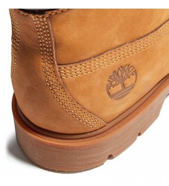 Timberland 6-palčni vodoodporni usnjeni škornji Premium rjave barve