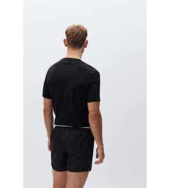 BOSS T-shirt UPF 50 vestibilità comoda nera