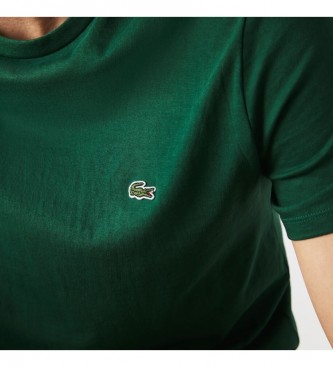Lacoste T-shirt in cotone Pima verde