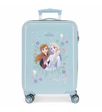 Disney Frozen Own Your Destiny Cabin Suitcase Light Blue -34x55x20cm