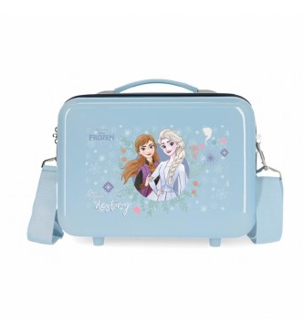 Disney Trousse per cosmetici Frozen Own Your Destiny Azzurro -29x21x15cm-