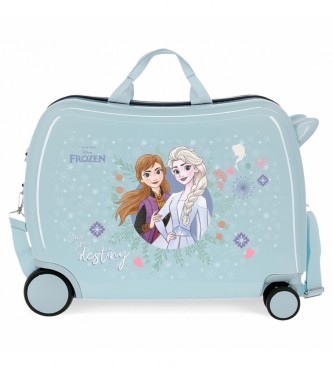 Disney Valigia per bambini Frozen Own Your Destiny Azzurro -38x50x20cm-