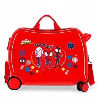 Joumma Bags Valise pour enfants Spidey et ses amis Rouge -38x50x20cm