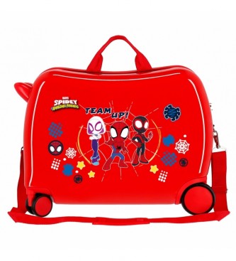 Joumma Bags Valise pour enfants Spidey et ses amis Rouge -38x50x20cm