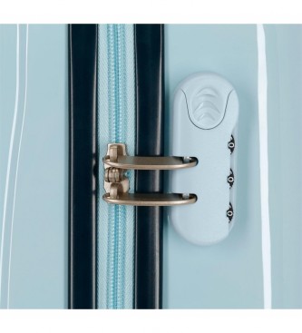 Disney Mickey Road Trip Cabin Suitcase Azul Claro -38x55x20cm