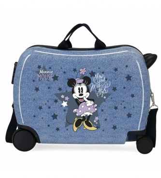Disney Kinderkoffer Minnie Style Blau -38x50x20cm