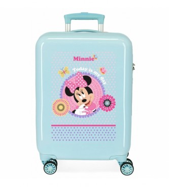 Disney Minnie Dziś jest mój dzień Turkusowa walizka kabinowa -38x55x20cm