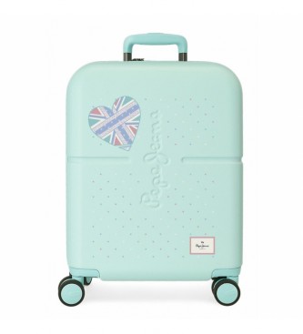 Pepe Jeans Nerea valise cabine extensible Turquoise -40x55x20cm