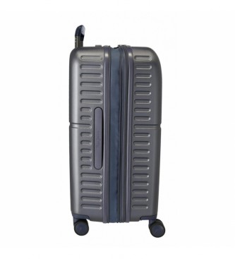 Pepe Jeans Średnia walizka Kay Navy -48x70x28cm