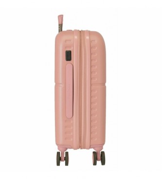 Pepe Jeans Carina Valise cabine extensible rose clair -40x55x20cm