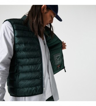Lacoste Quilted Vest Green