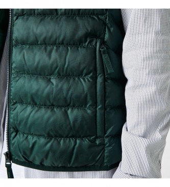 Lacoste Quilted Vest Green